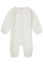 Vorschau: Organic Strickstrampler mit Knopfleiste weiß