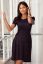 Preview: Spotted Maternity and Nursing Dress Short Sleeves navy/red