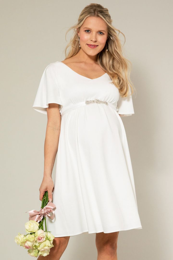 Ponte A-Line Umstandsbrautkleid