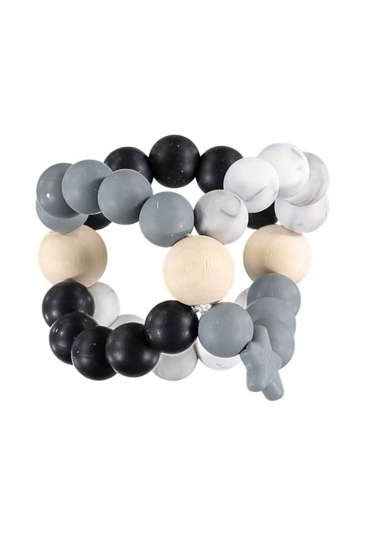 Cube Greifling und Beißring schwarz/grau