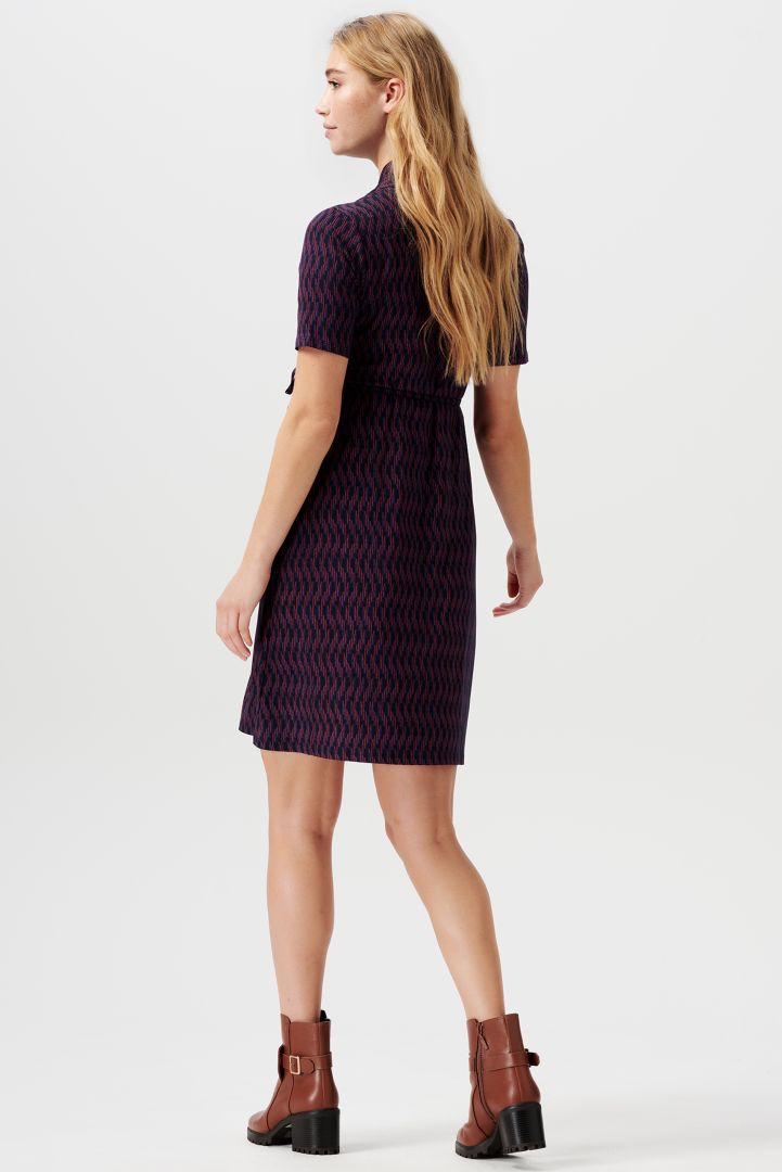 Ecovero Umstands- und Stillkleid mit Allover Print