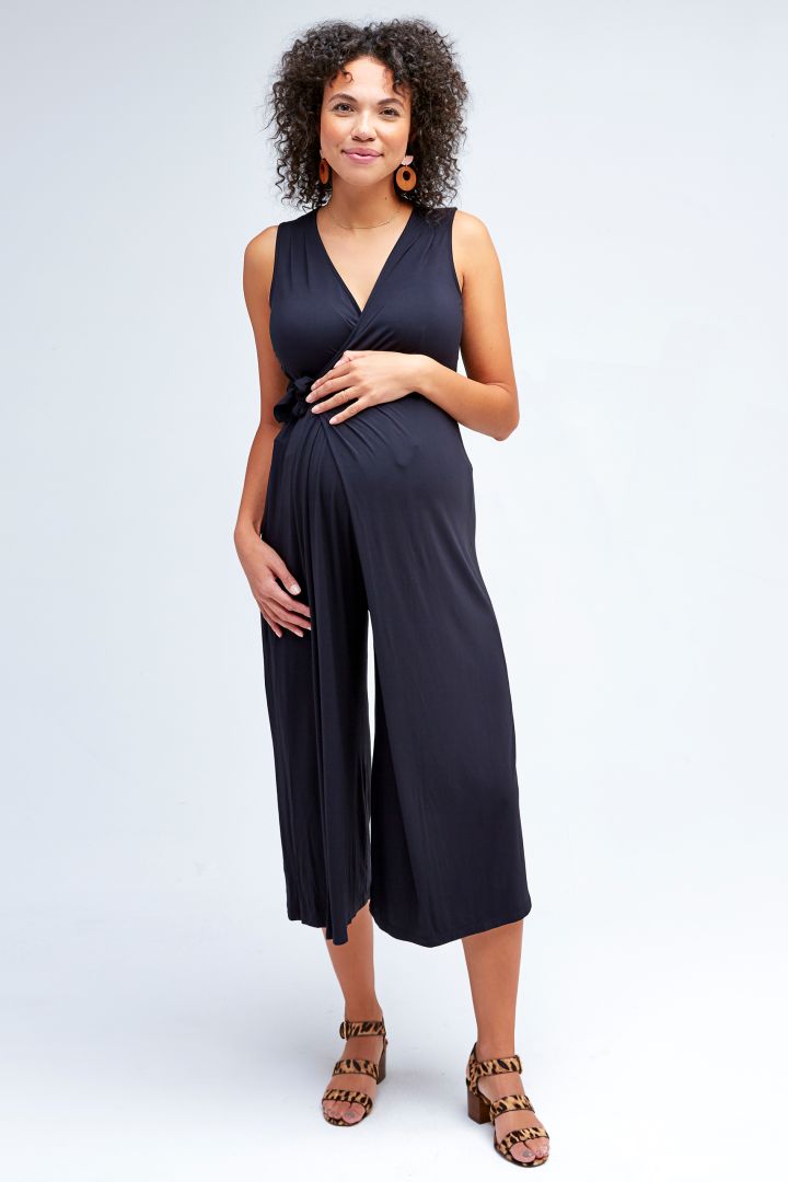 Umstands- und Still-Jumpsuit aus Bambus-Viskose