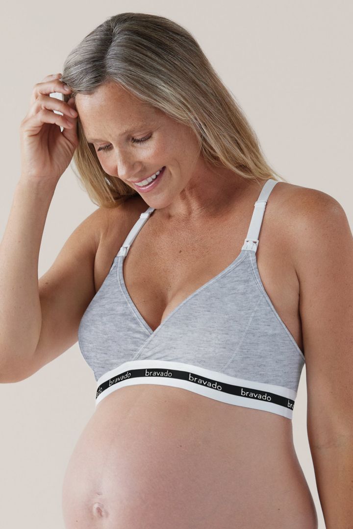 Eco Original Umstands und Still BH grau melange