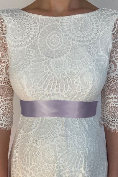 Satinschärpe lavendel