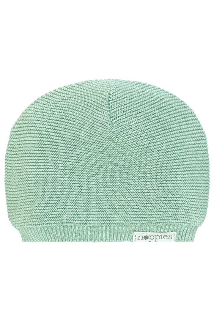 Organic Baby-Strickmütze mint