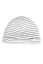 Vorschau: Organic Baby Streifenmütze grau