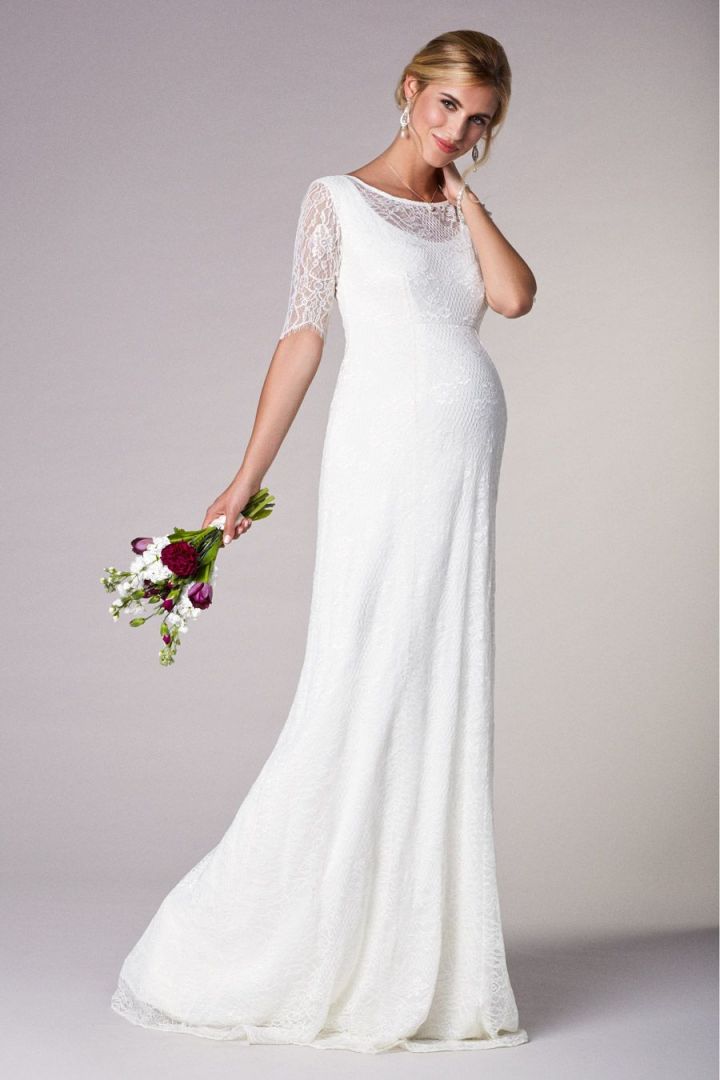 Braut Umstandskleid lang
