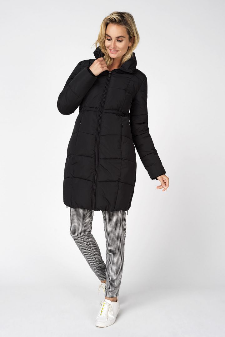 3 in 1 Umstandsjacke und Tragejacke schwarz