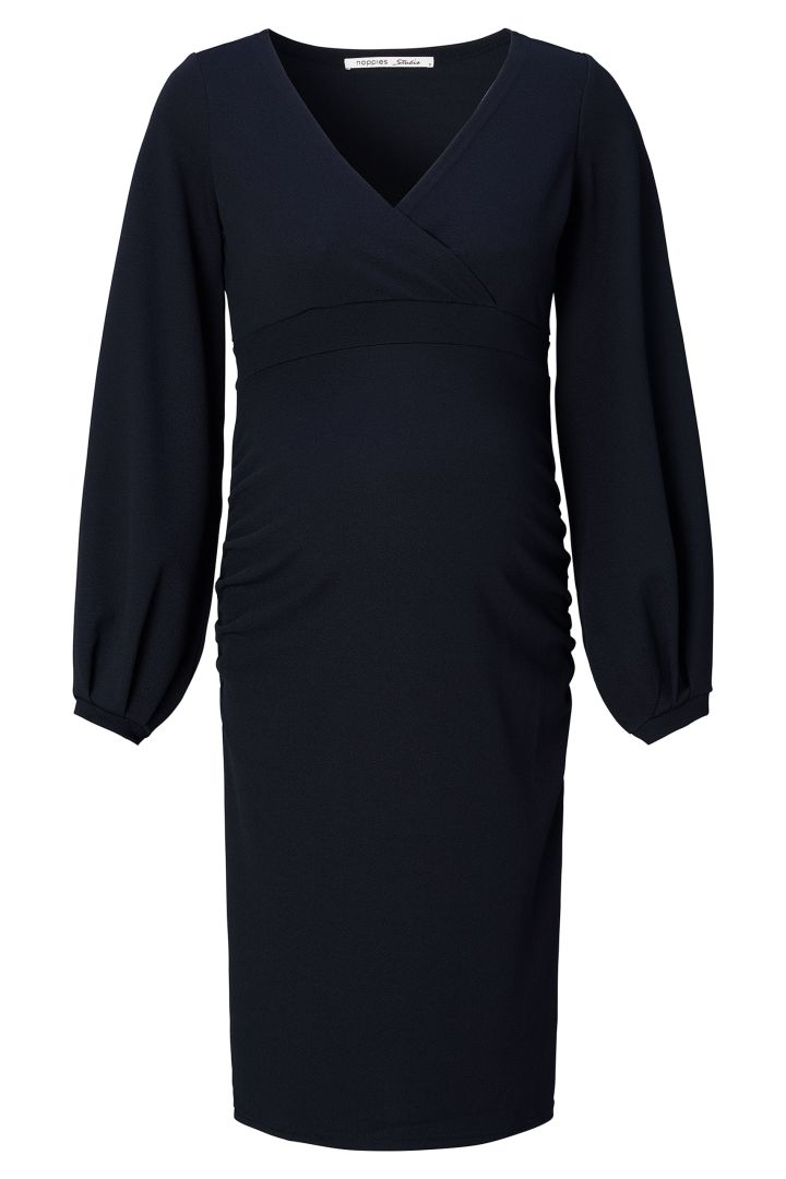Eco Umstands- und Stillkleid mit Ballonärmeln