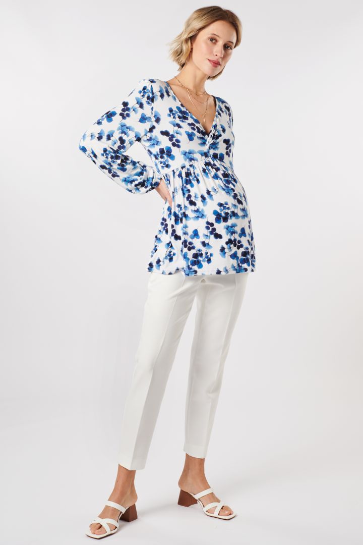 Umstands- und Stillshirt mit Ginkgo Print