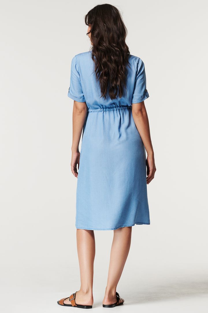 Tencel Maternity and Nursind Shirt Blouse Dress