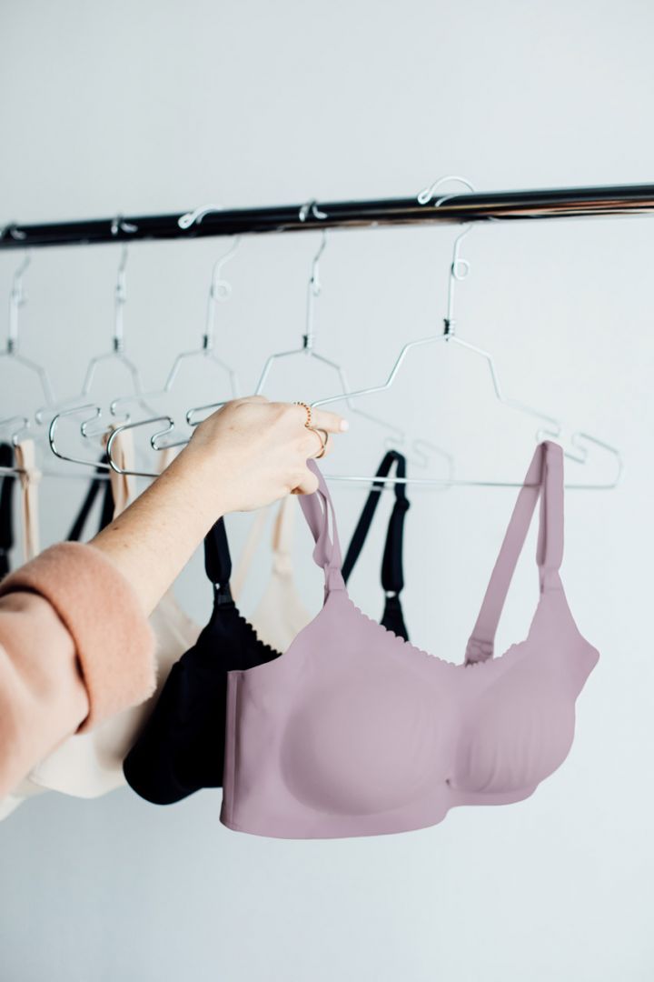 Invisible Seamless Nursing Bra, skin colour