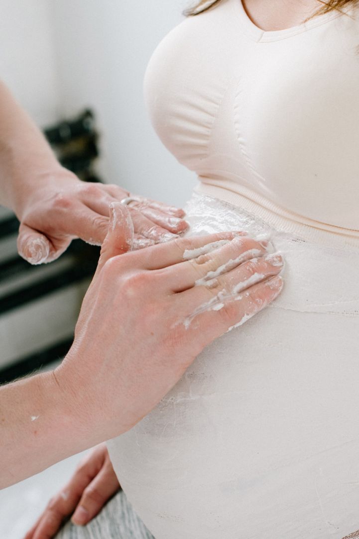 Gips-Set für Bauchmaske