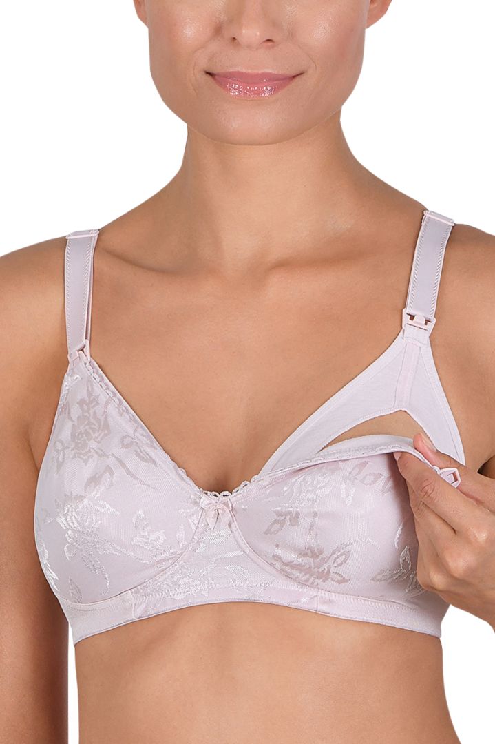Maternity and Nursing Bra with Floral Print