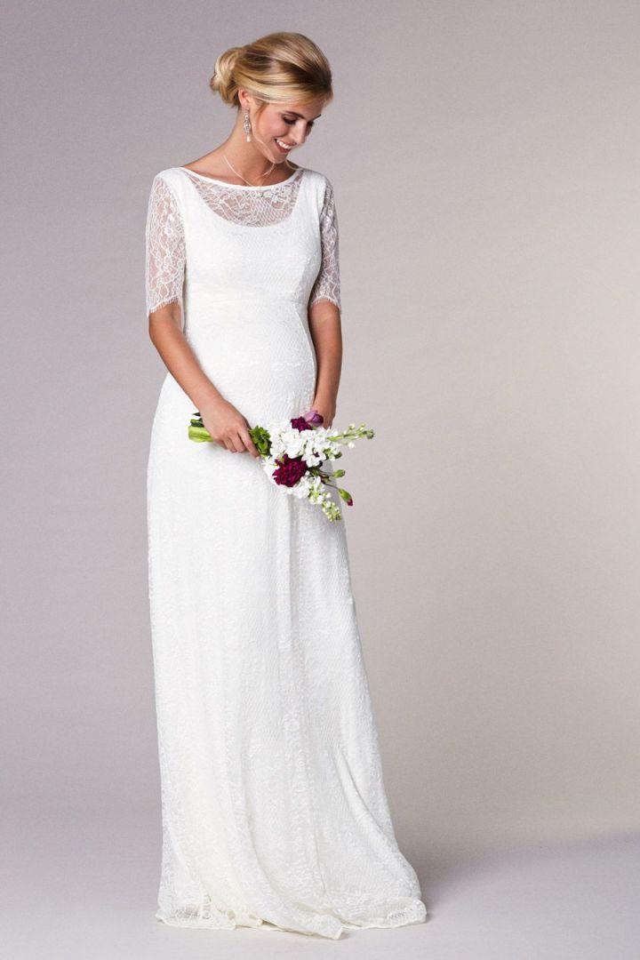 Braut Umstandskleid lang
