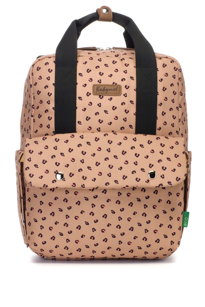 Eco Wickelrucksack aus recyceltem Plastik leo print