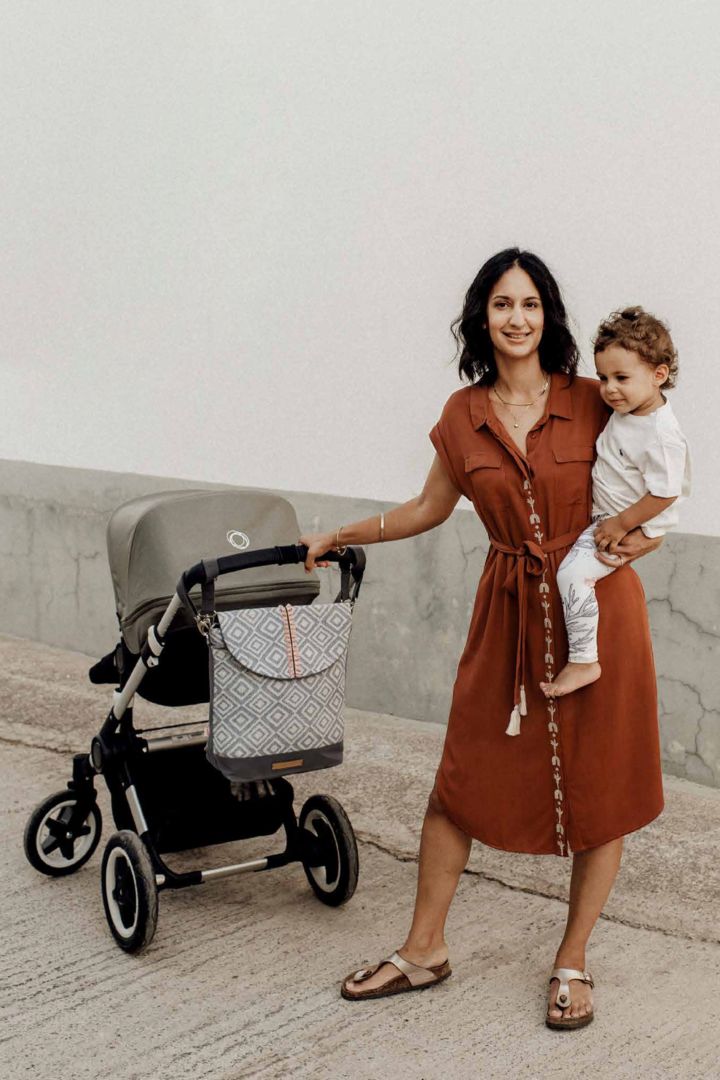 2 in 1 Wickeltasche und Rucksack Extra Romance