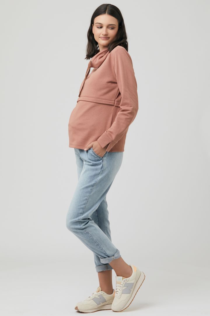 Soft Umstands-Sweater mit Stillöffnung