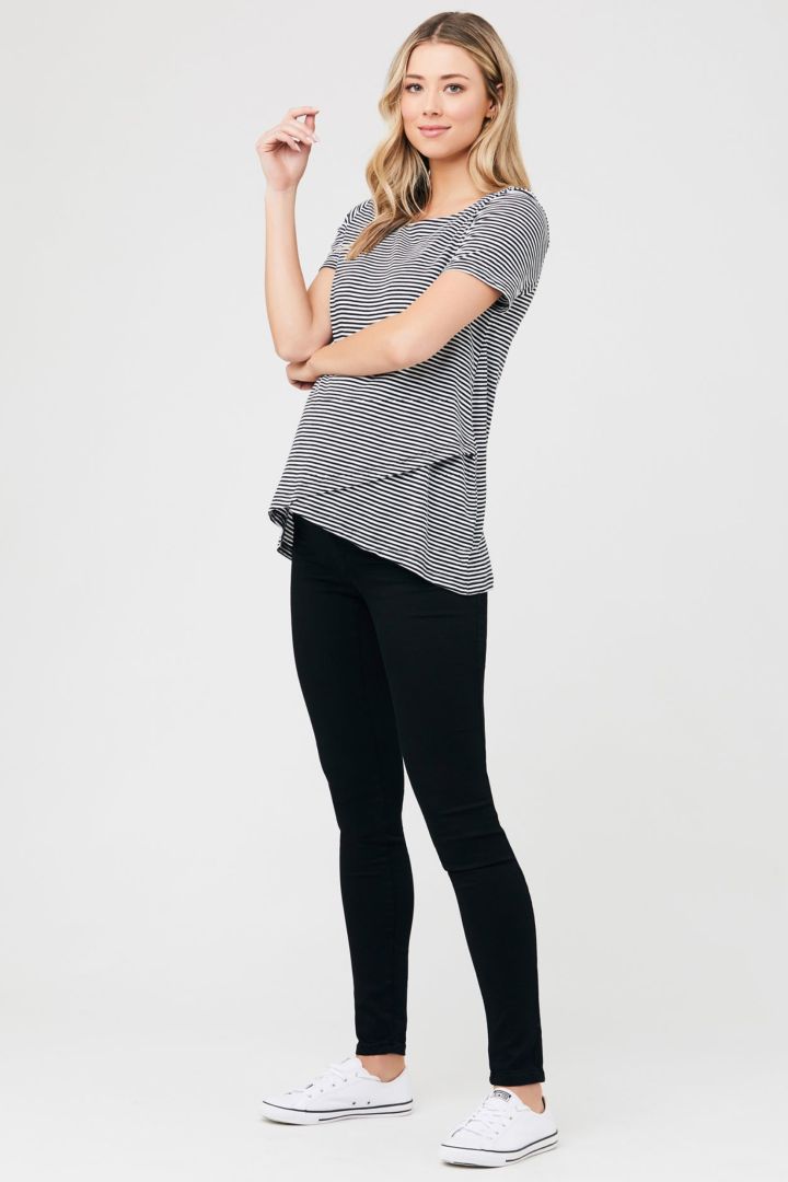 Layered Umstands- und Stillshirt