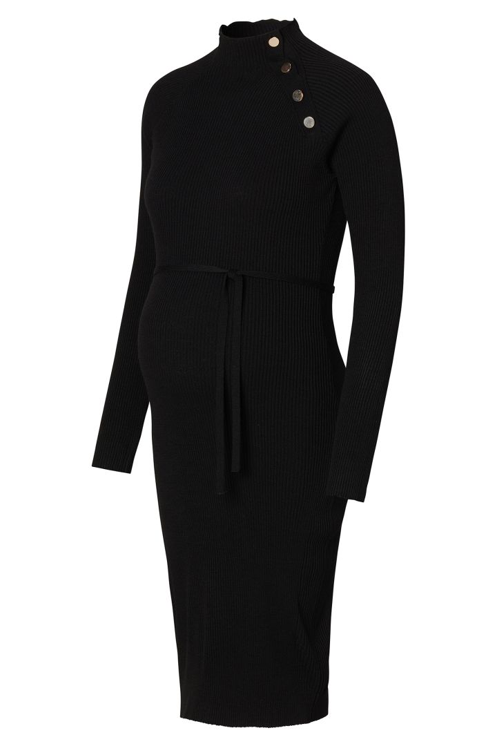 Strick Umstandskleid mit Knopfdetails