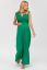 Preview: Maxi Maternity and Nursing Dress with Knot Detail Green