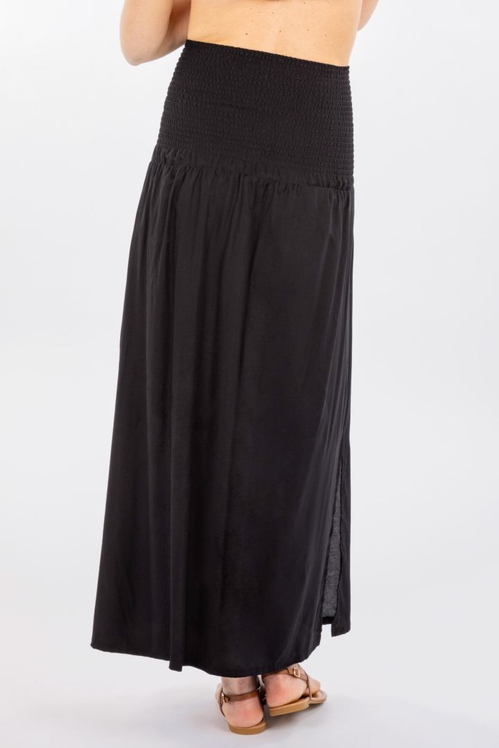 2 in 1 Umstandsrock und Kleid schwarz