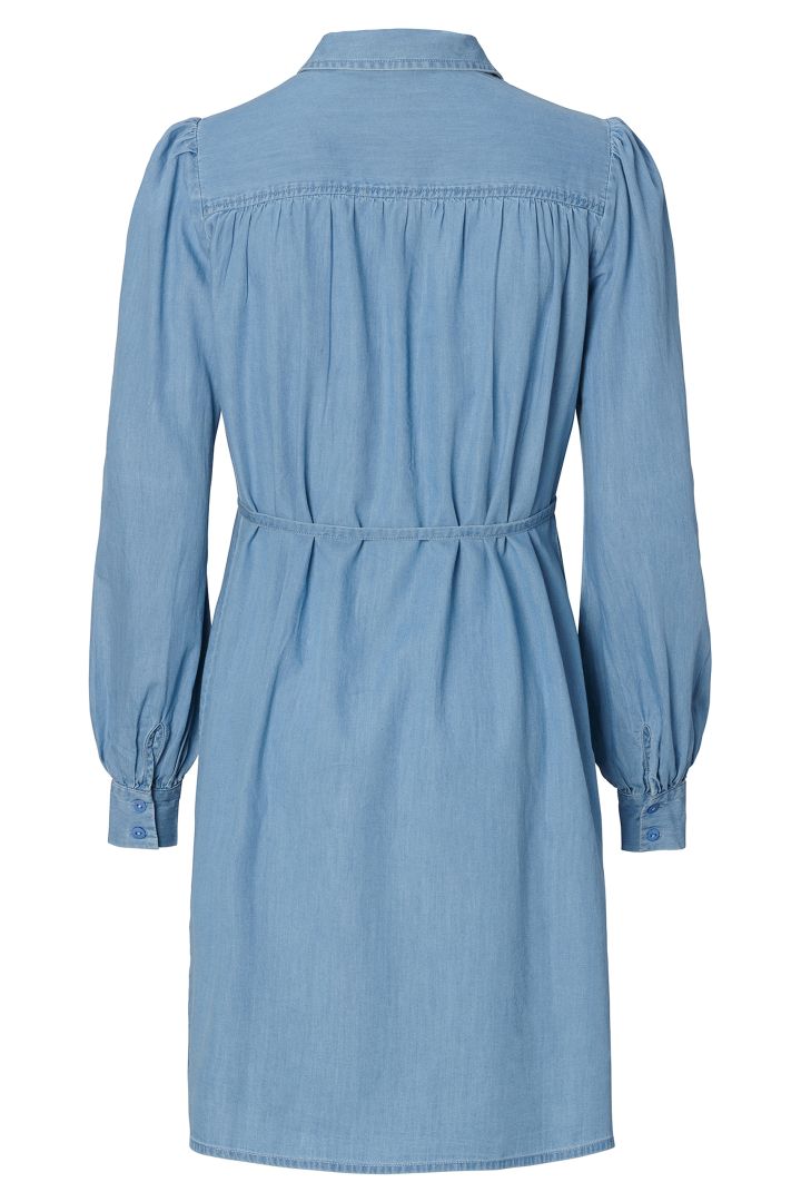 Organic Umstands- und Stillkleid in Denim Optik