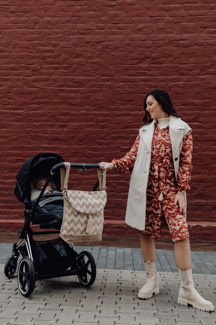 2 in 1 Wickeltasche und Rucksack higher vision