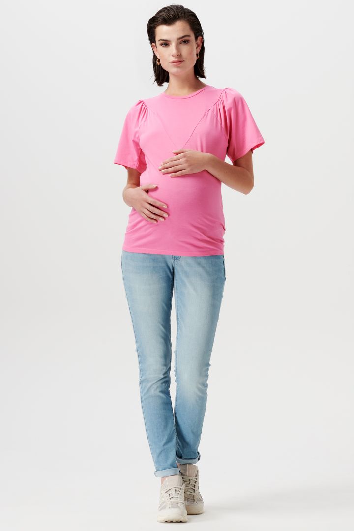 Skinny Umstandsjeans light wash