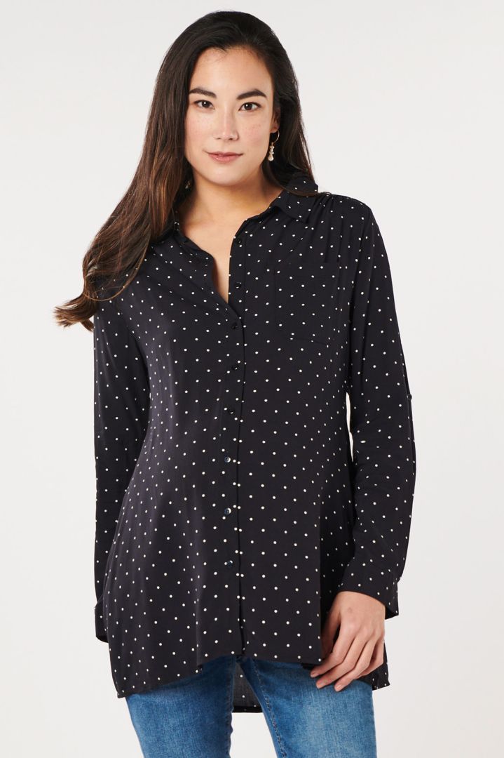 Umstands- und Still-Hemdbluse