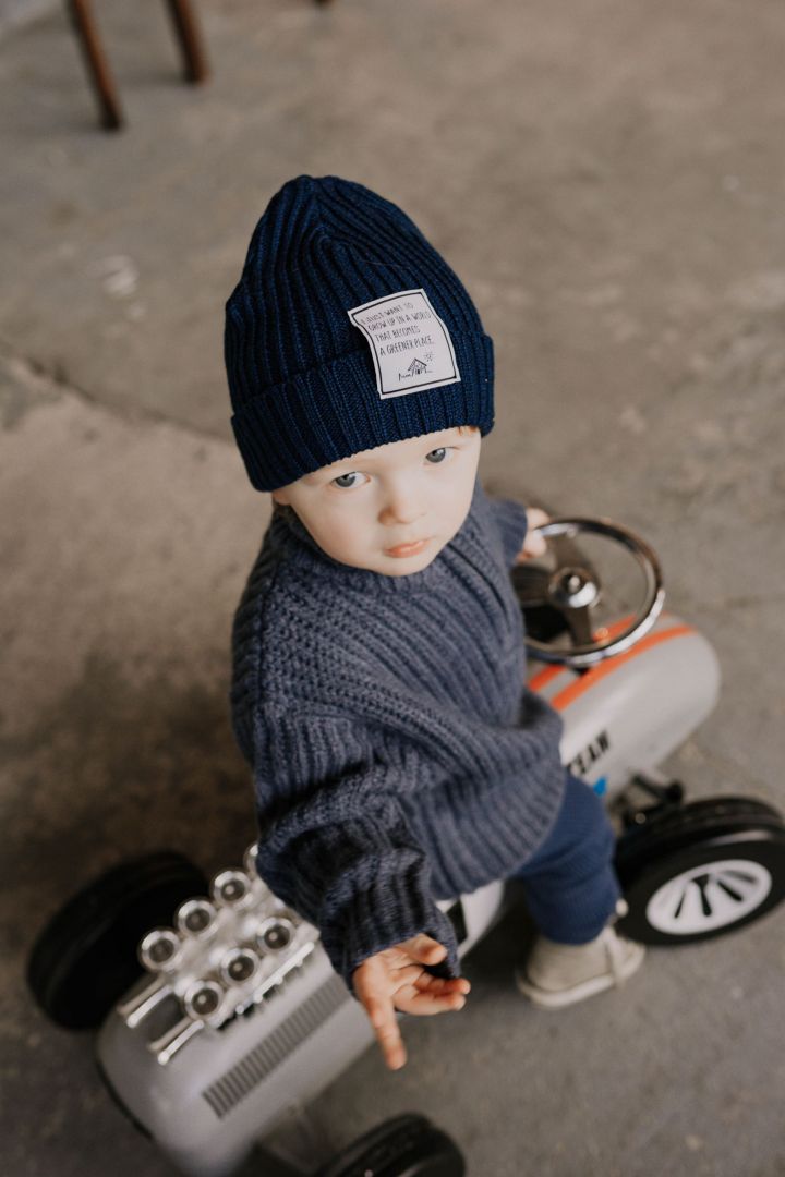 Knitted Hat with Merino Wool