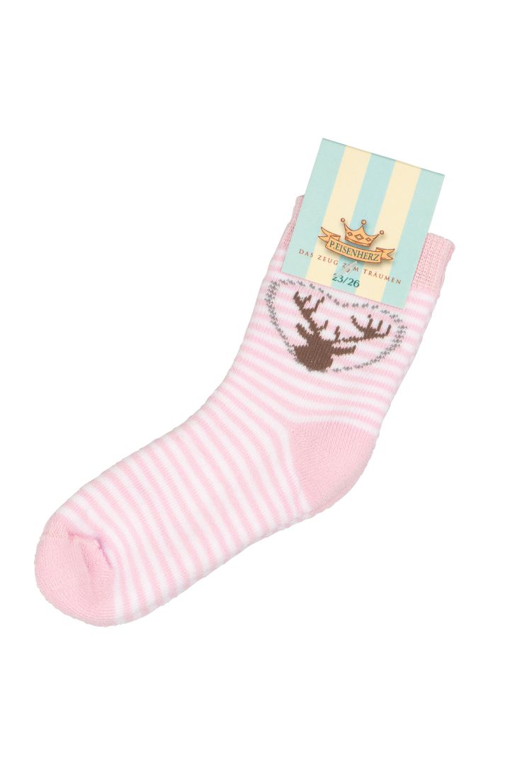 Baby Socken Hirsch rosa