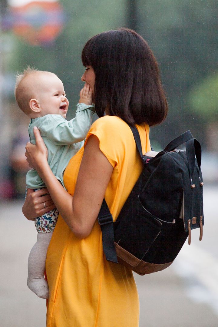 Wickelrucksack schwarz