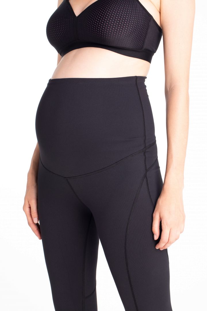 Sport Umstandsleggings mit Bauch Support