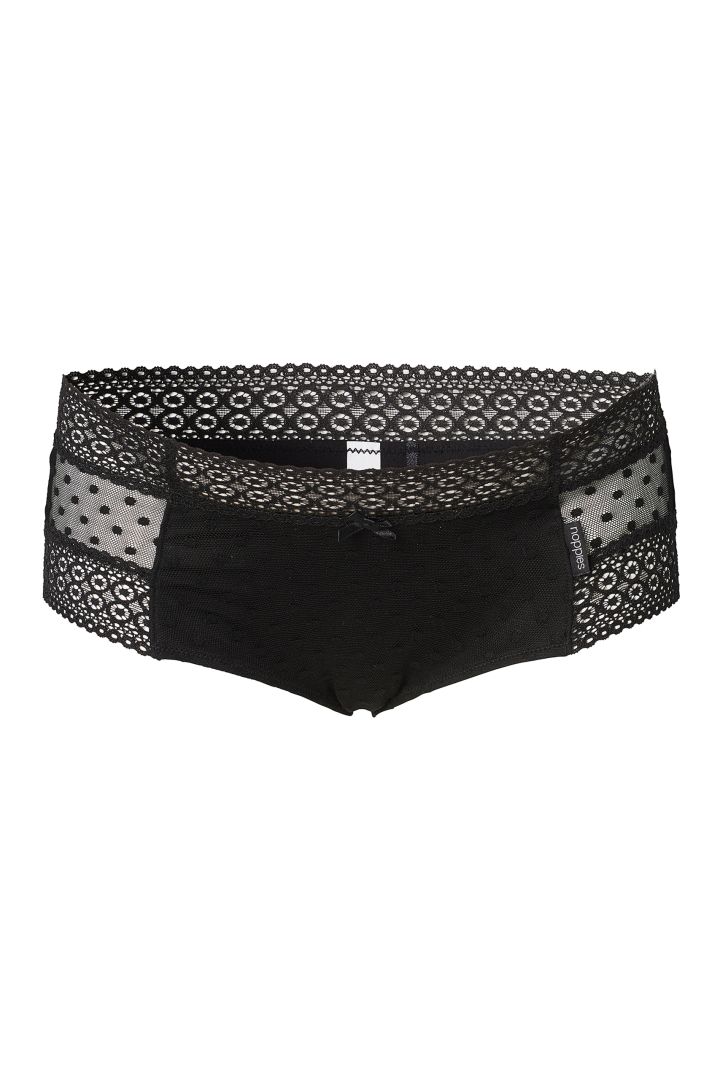 Mesh Umstandsslip schwarz