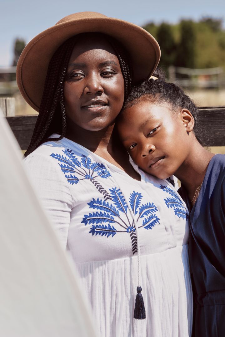 Umstands- und Still-Tunikakleid Oceanic White