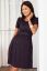 Preview: Spotted Maternity and Nursing Dress Short Sleeves navy/red