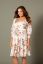 Preview: Maternity Dress with Cuffed Puff Sleeves Floral