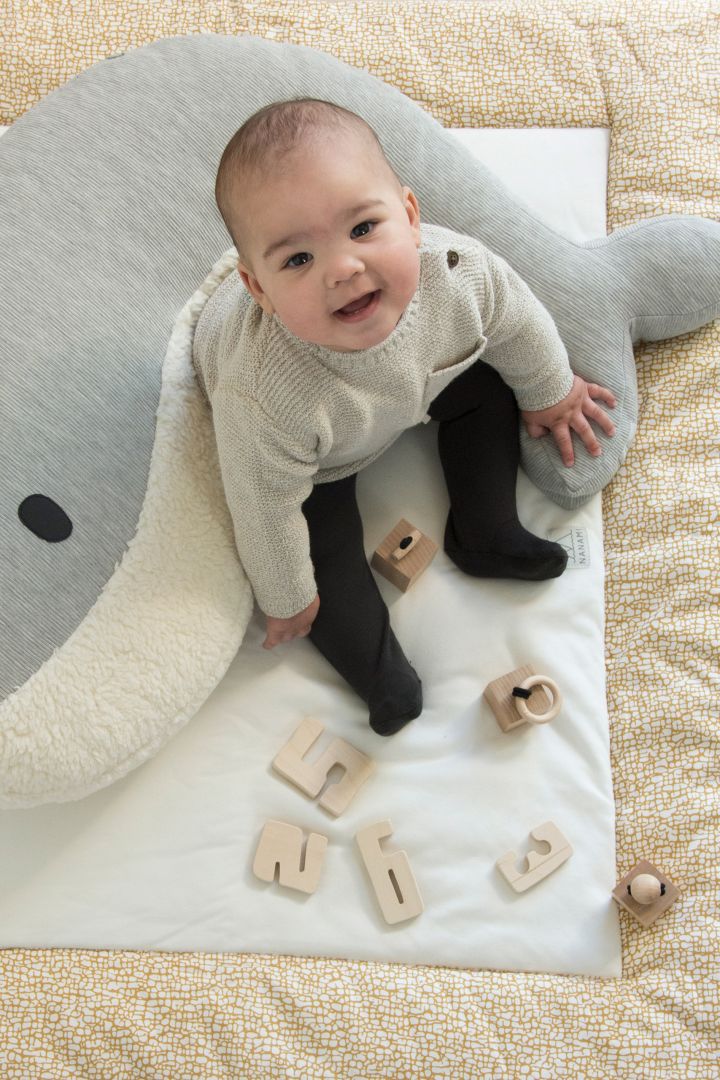 Still- und Babykissen Wal