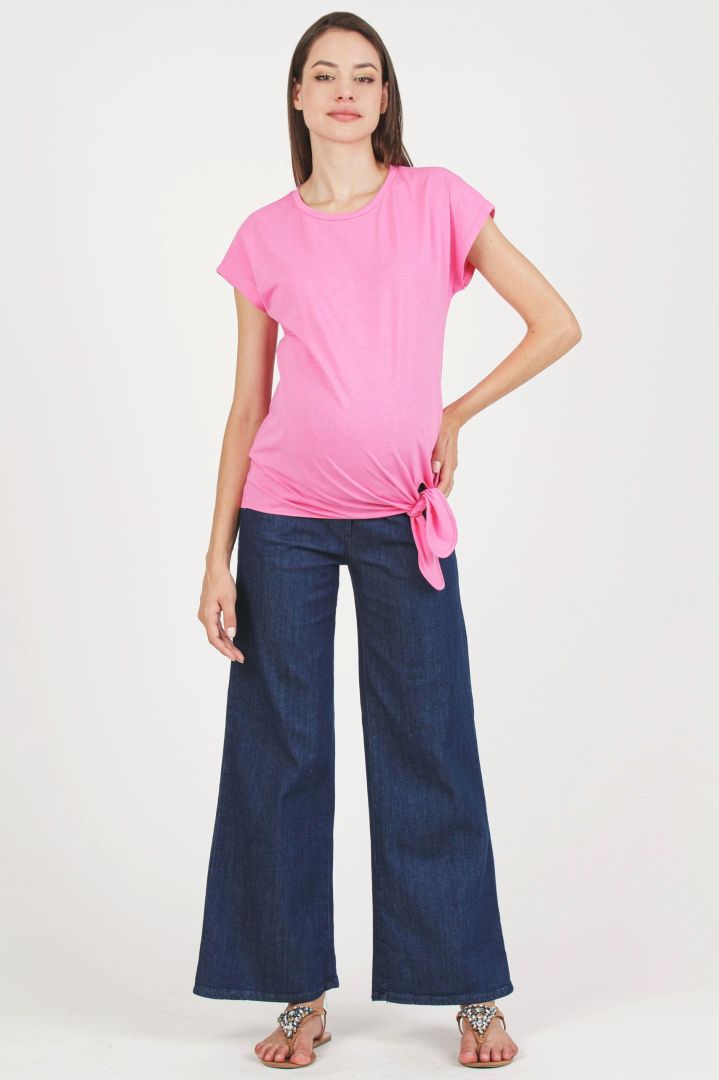 Umstandsshirt zum Knoten berry