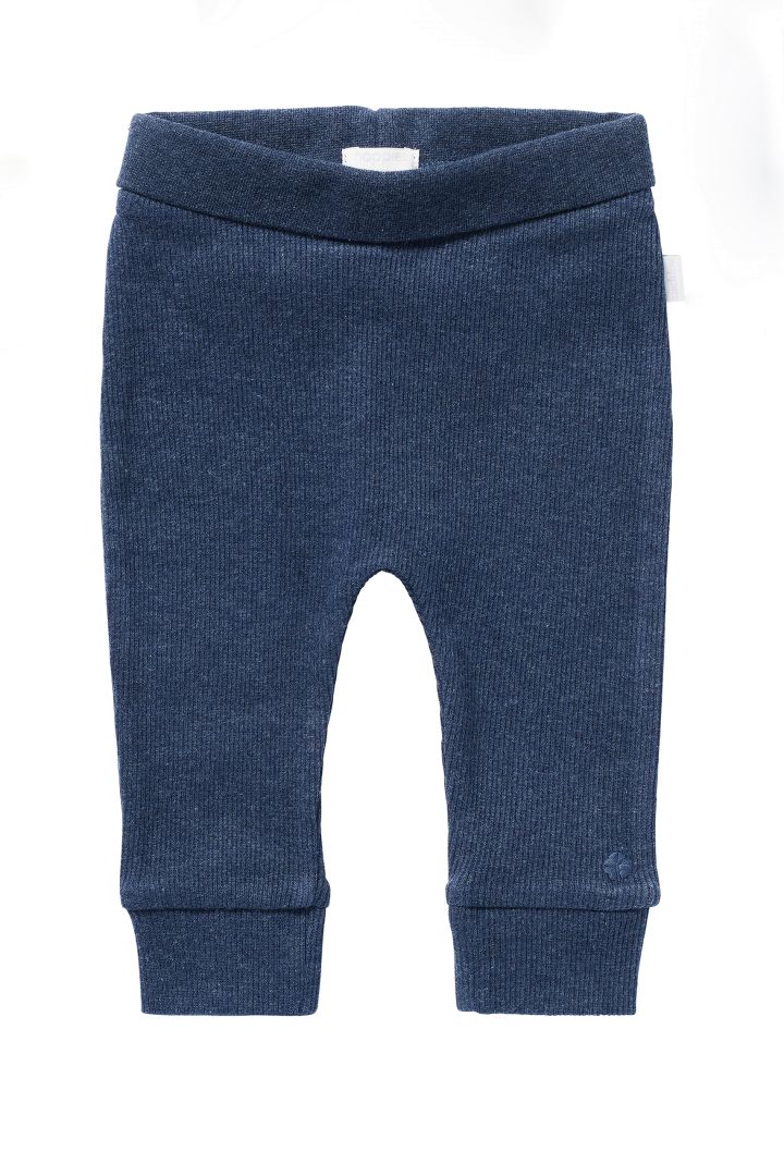 Rib Knit Baby Trousers navy