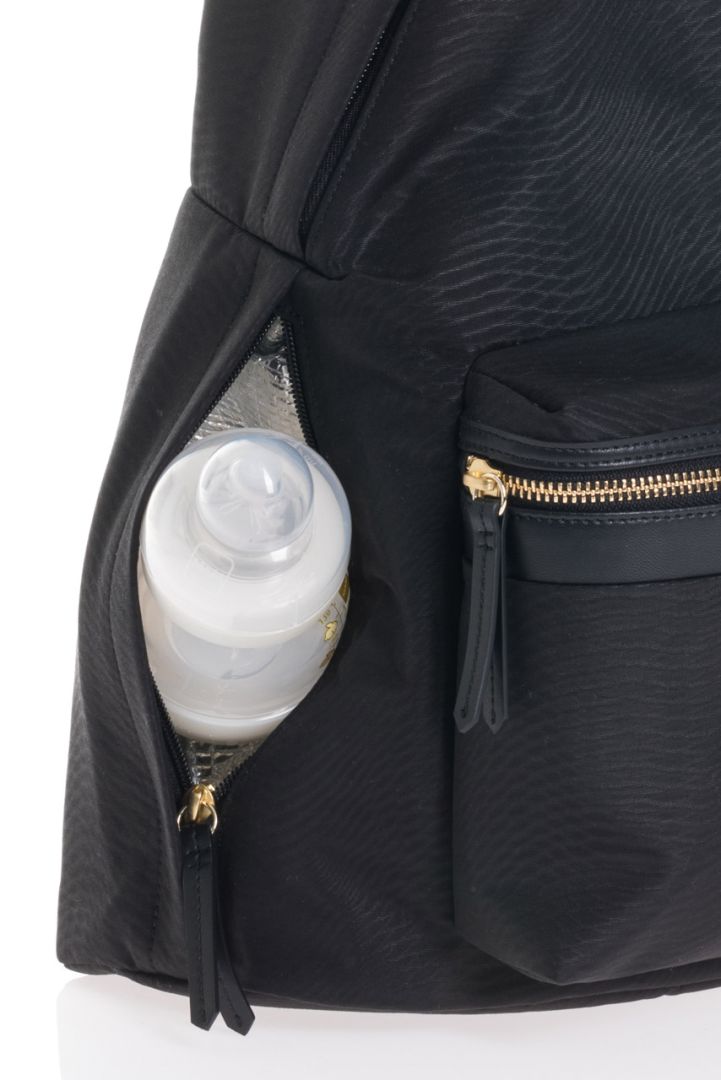 Wickelrucksack Pythonoptik schwarz