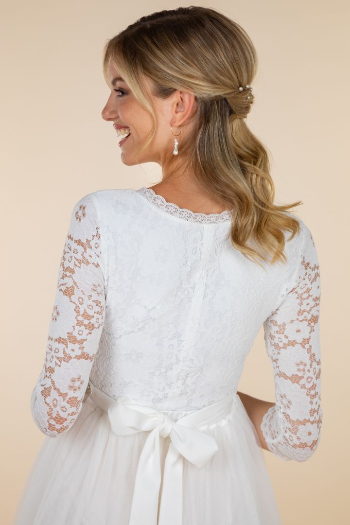 Umstandsbody mit Spitze