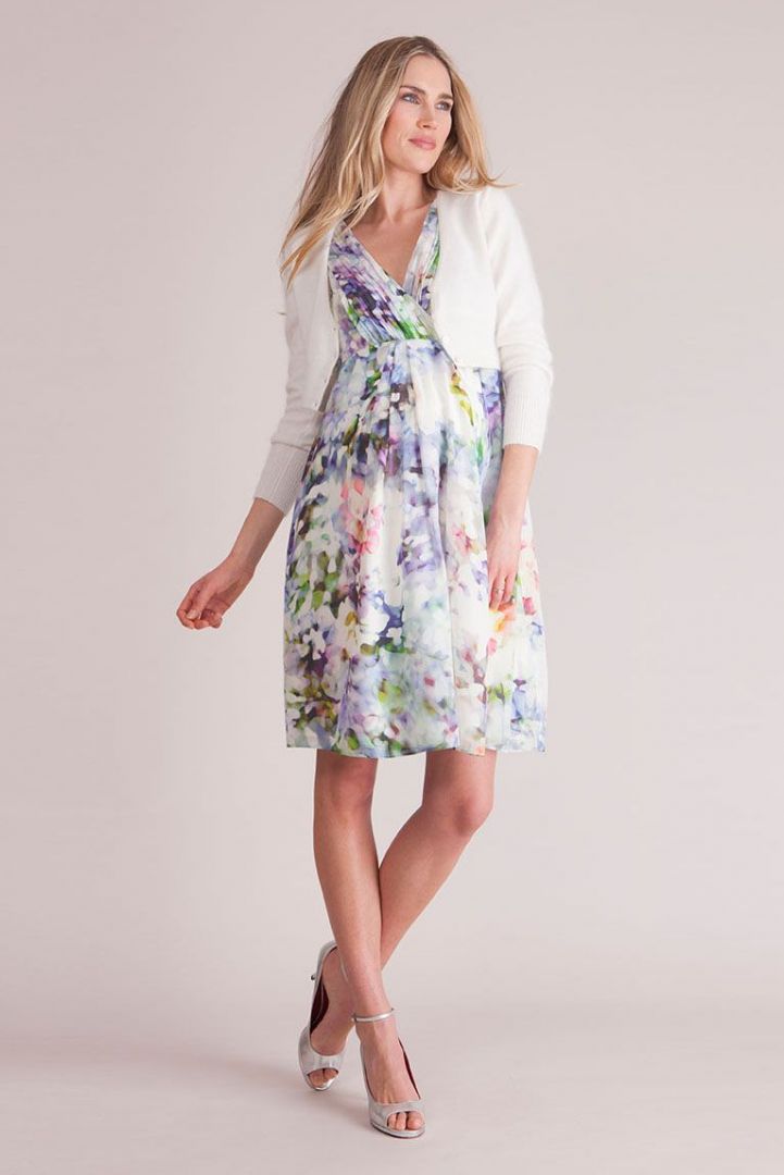 Umstandskleid aus Seide