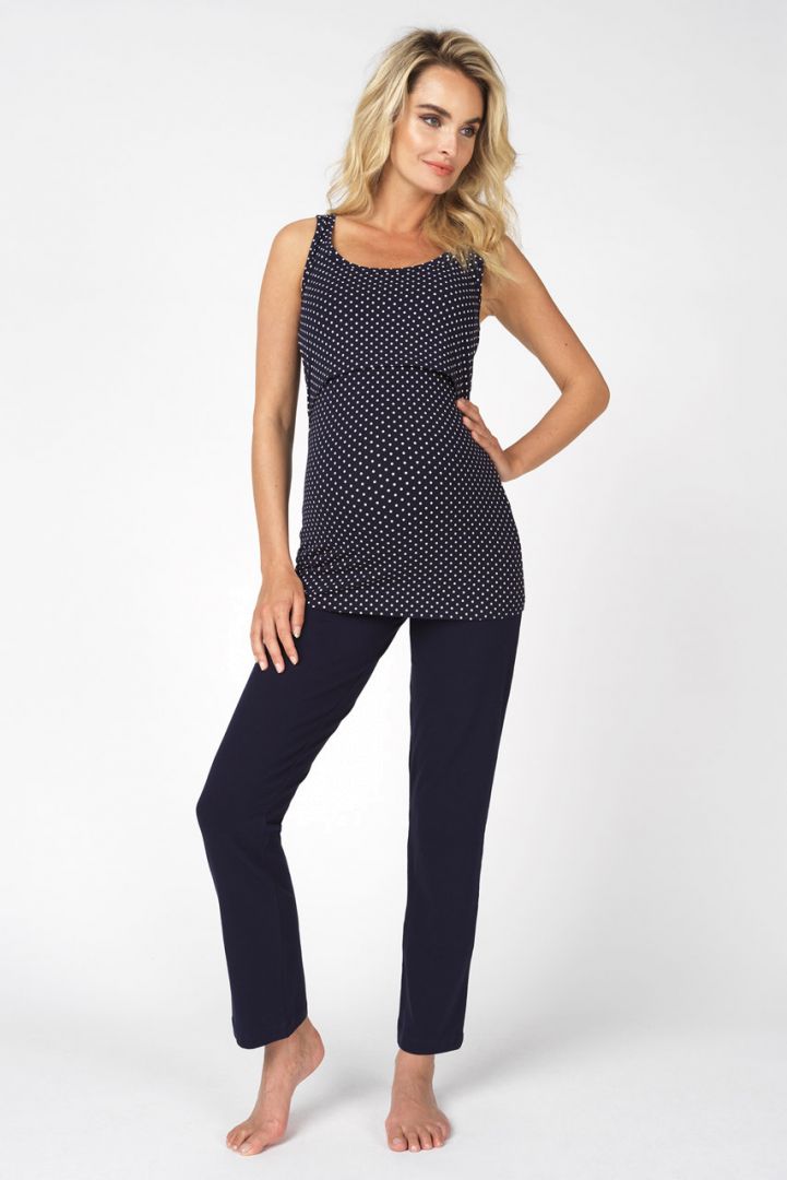 Umstands- und Stilltop aus Bio-Baumwolle mit Punkte Print