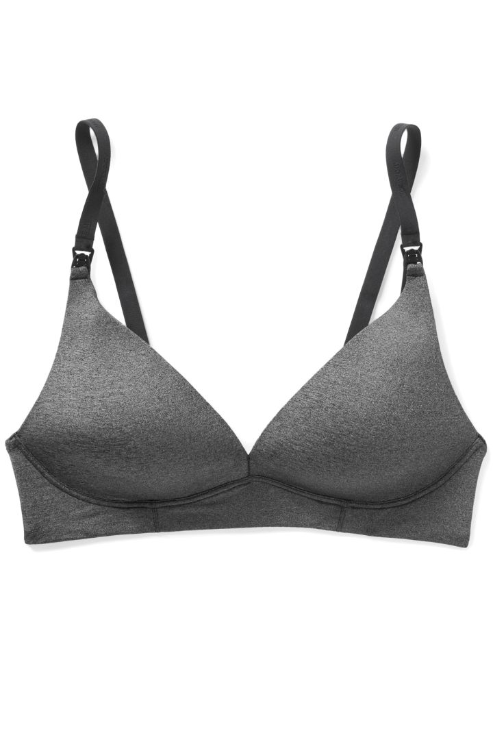 Nursing Bra black marl