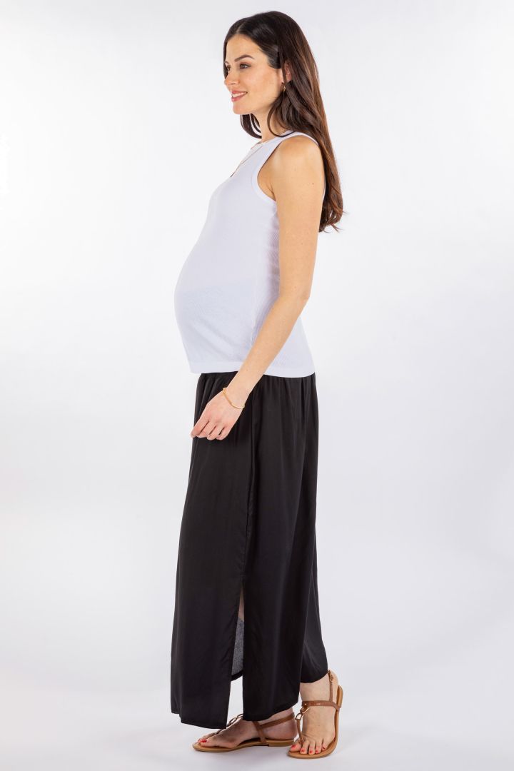 2 in 1 Umstandsrock und Kleid schwarz