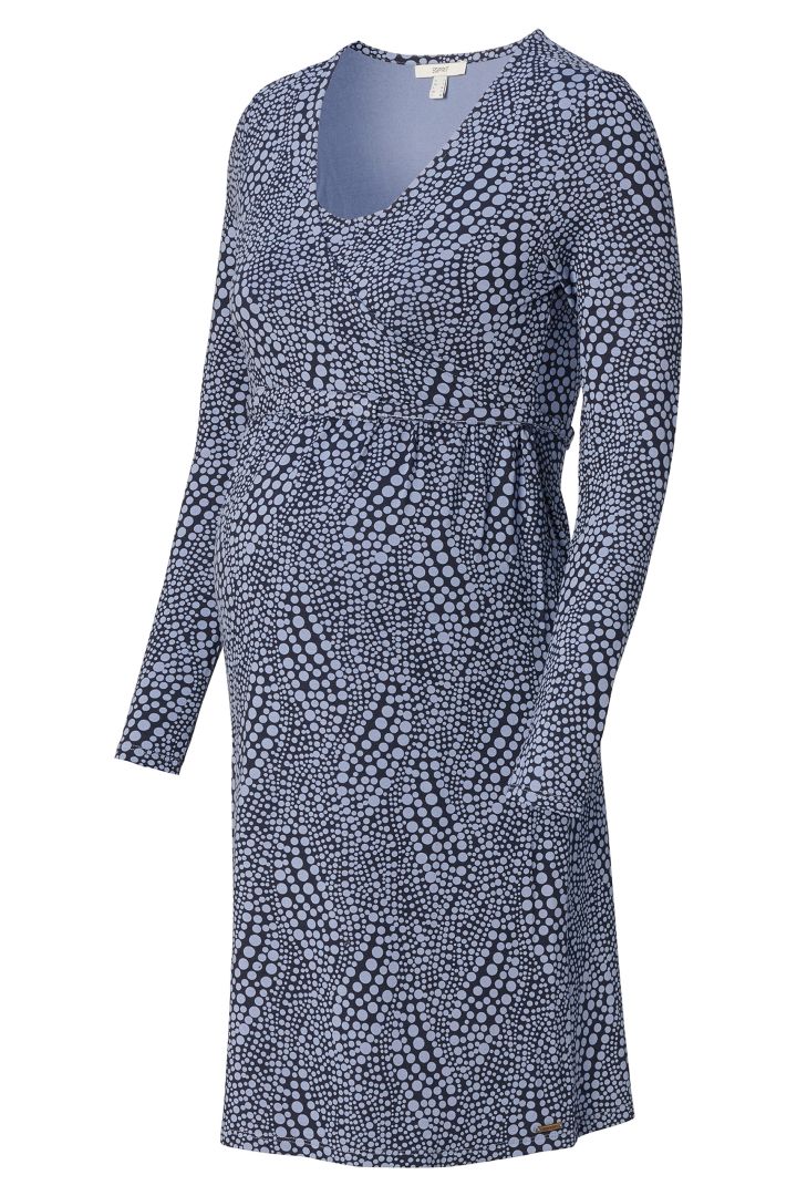 Ecovero Umstands- und Stillkleid mit Allover Print