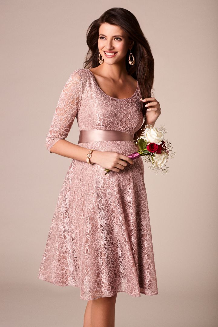 Festliches Umstandskleid mit Spitze