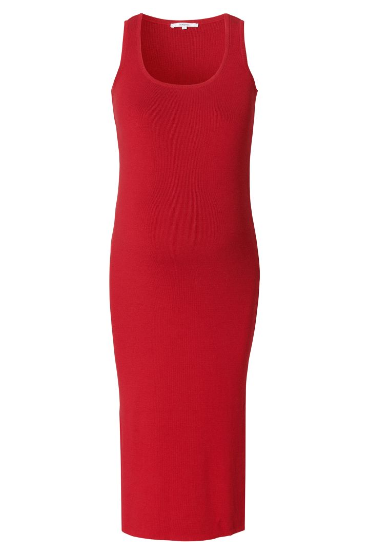 Umstands- und Stillstrickkleid
